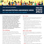 #UKMAW2022 Mission Statement